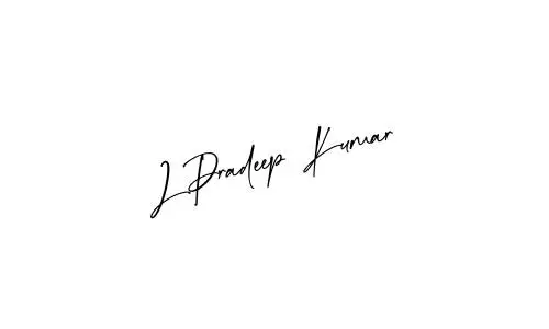 L Pradeep Kumar name signature